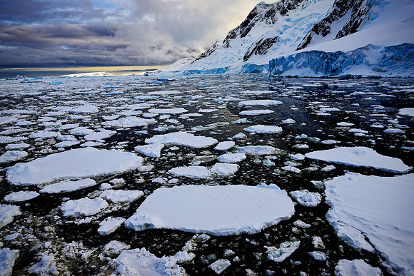 Pack ice Lemaire channel.
