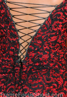 Dancers dress back.