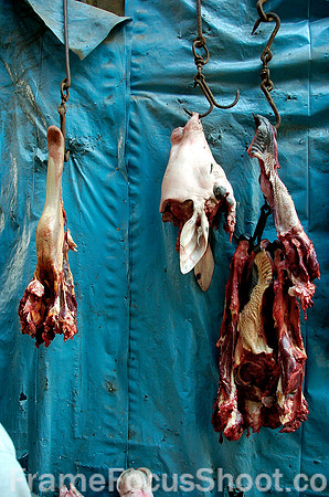 Cairo meat market