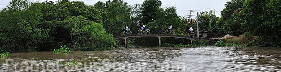 Over the bridge