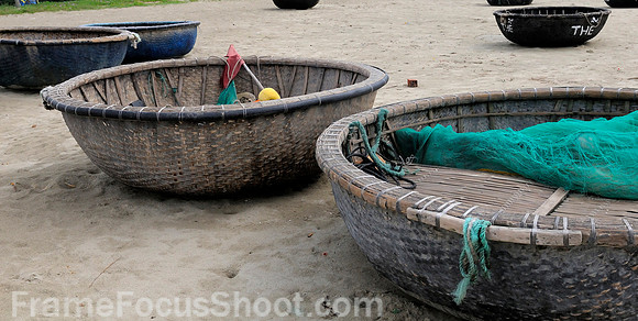 Fishing boats China Beach -Vietnam 2