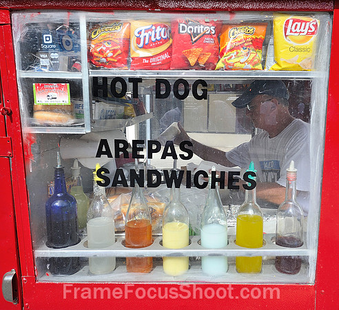 Cuban Hotdog vender.