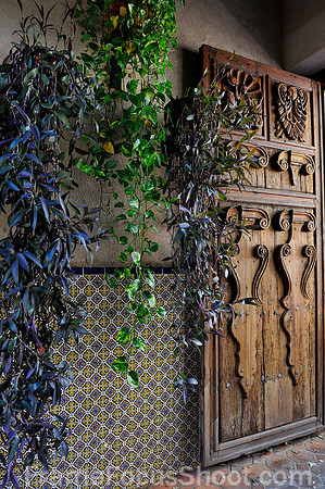 Entering the garden