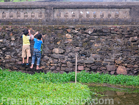 Scaling the wall