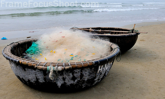 Fishing boats China Beach- Vietnam