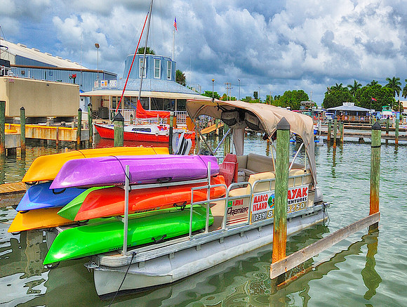 Kayacks at Rose marina, Marco Island , FL