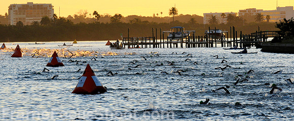 Start of the swim