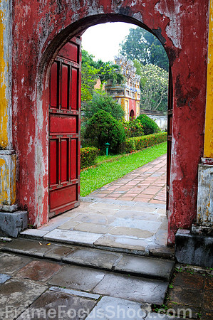 View throught the arch
