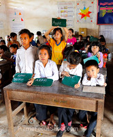 Cambodian english class.