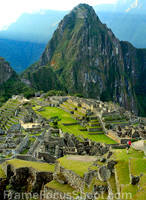 Central plazza Machu Picchu