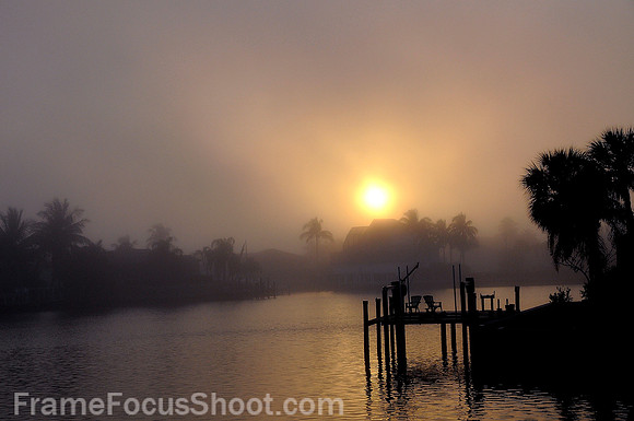 Sunrise from Maple ave - Marco Island FL