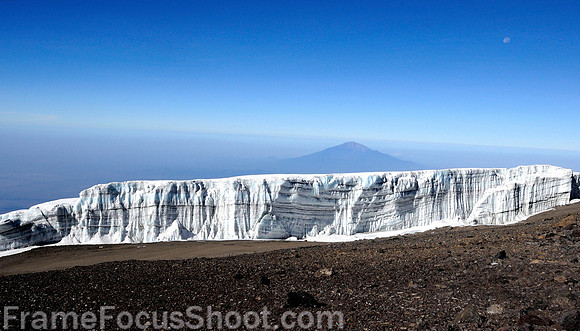 Glacier sumit - Mount Kilimanjaro Tanzina