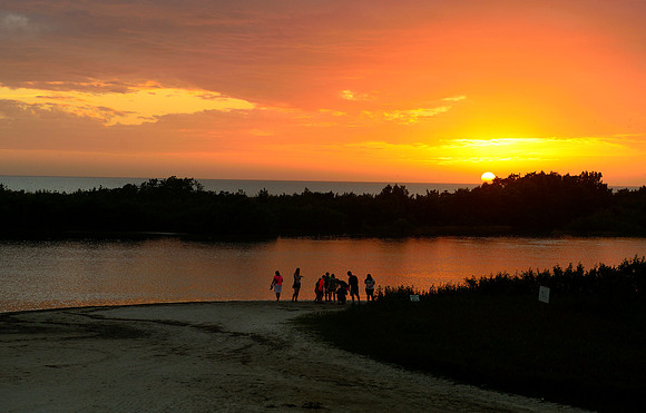Sunset at Tiger Tail Beach  Marco Island