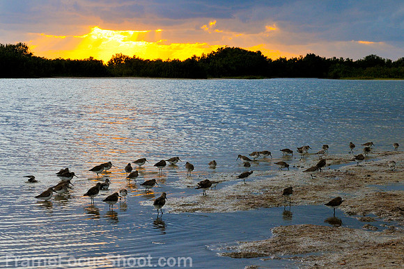 Dusk Tiger tail beach - Marco Island Florida