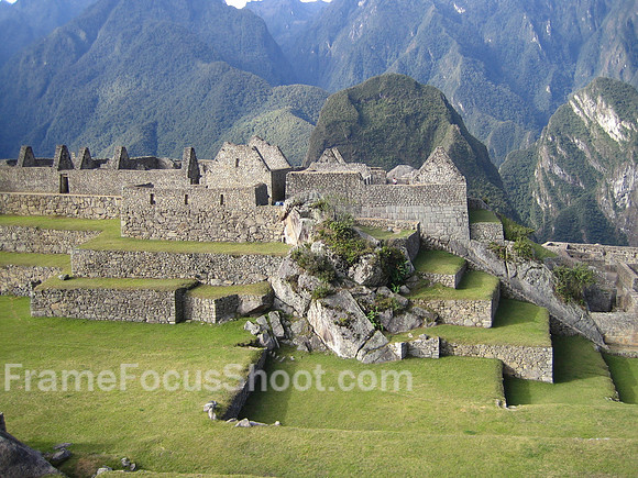 Machu Picchu - Main plazza