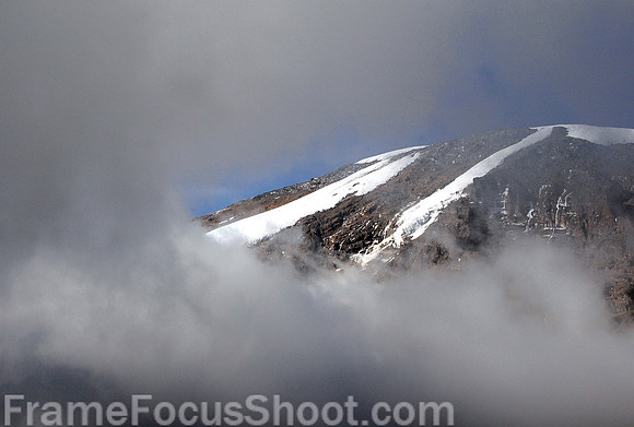 View of the sumit -Mount Kilimanjaro Tanzina