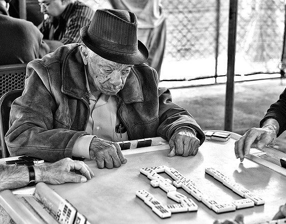 Domino player.